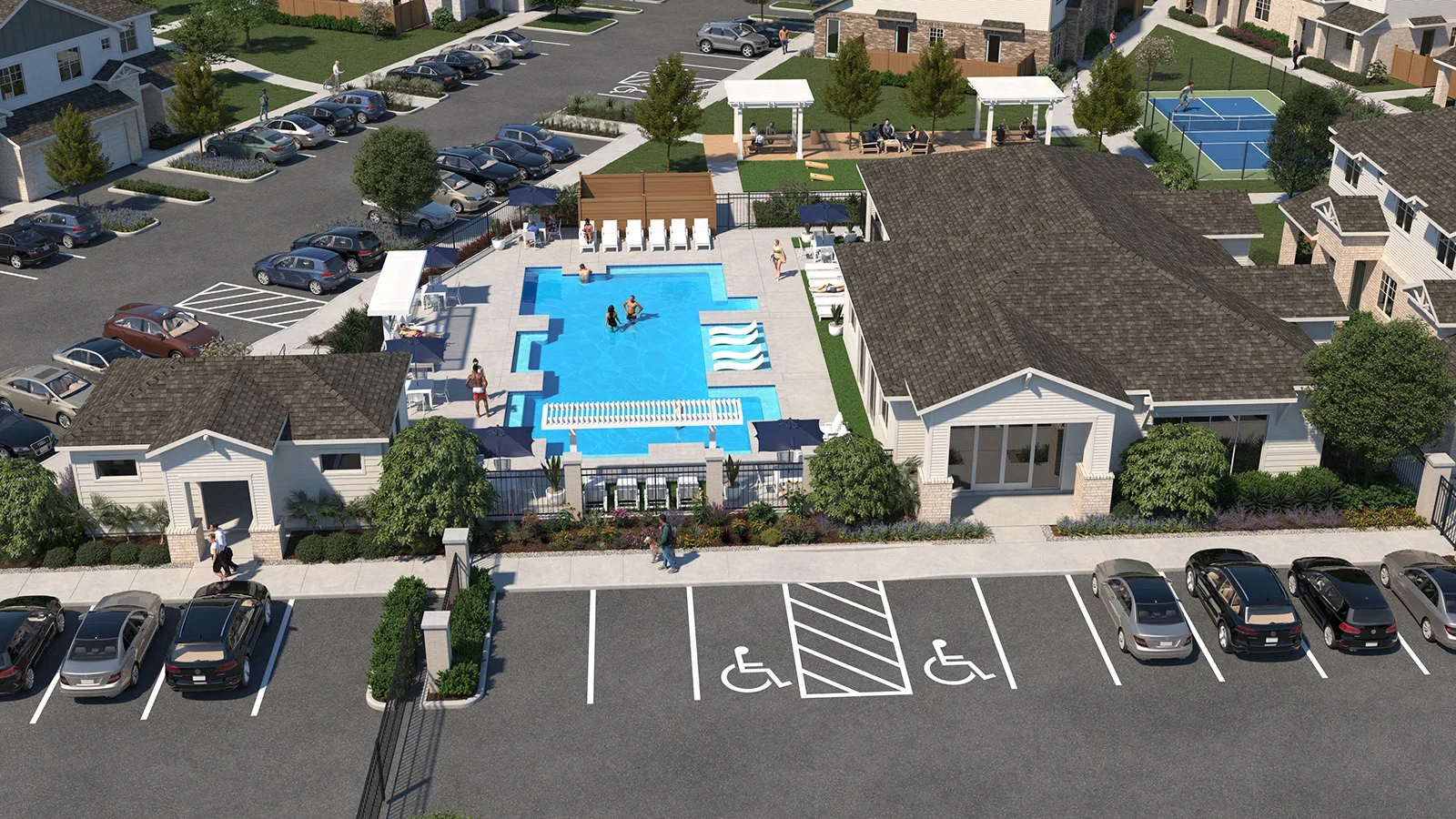 pool rendering