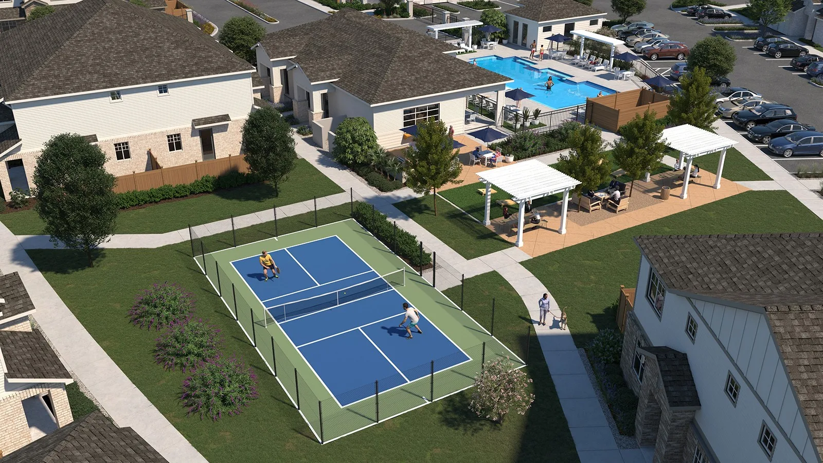 pickleball court image