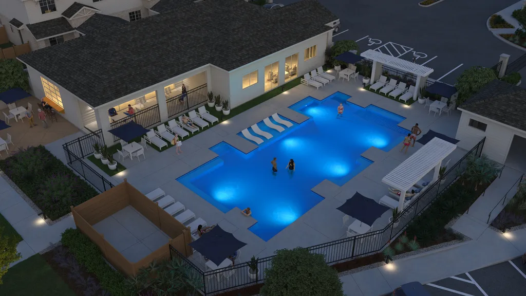pool rendering